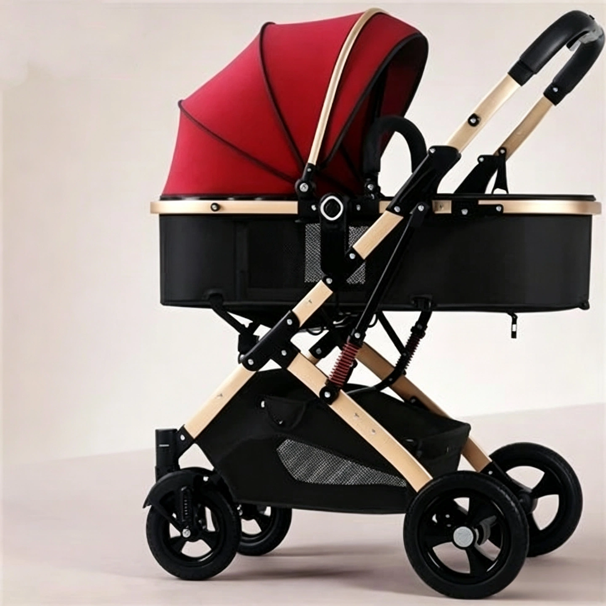 Flagship Baby Stroller, Sit & Recline, Lightweight Foldable, High Landscape, Shock Absorption, Reversible, Newborn Toddler Stroller for Wholesale