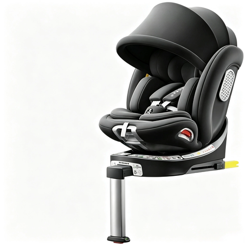 0-12 Years Old Baby Car Seat, 360° Rotatable Universal Infant Car Seat, i-Size Certified, ADAC Test Passed, Class A Infant Fabric, 175° Large Recline Angle
