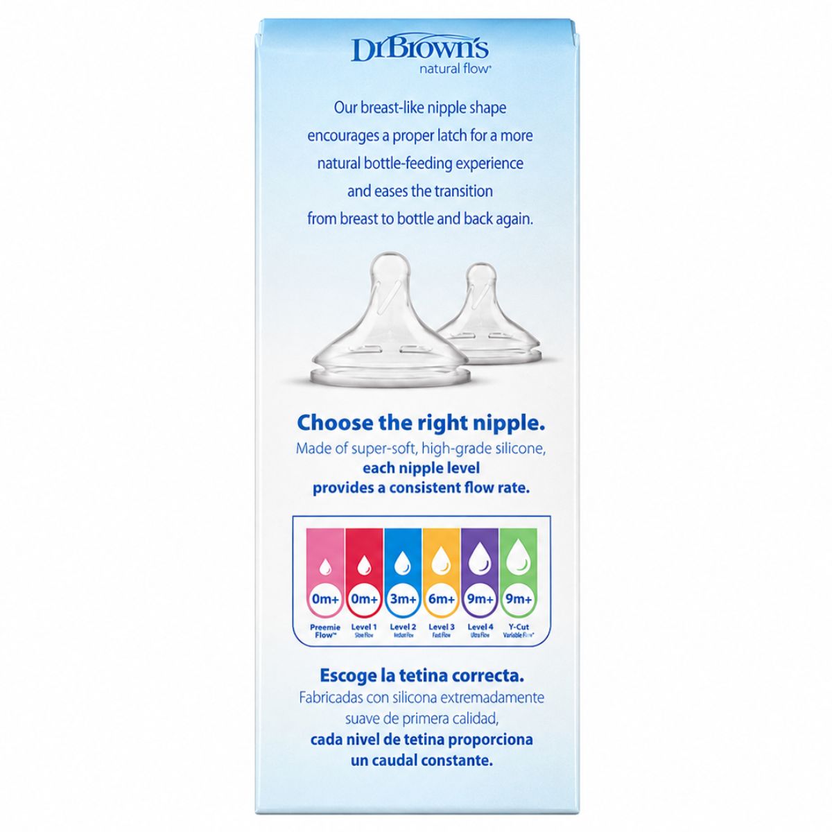 Dr. Brown’s Options+ Wide-Neck Baby Bottle 5 oz, 0m+ - Level 1