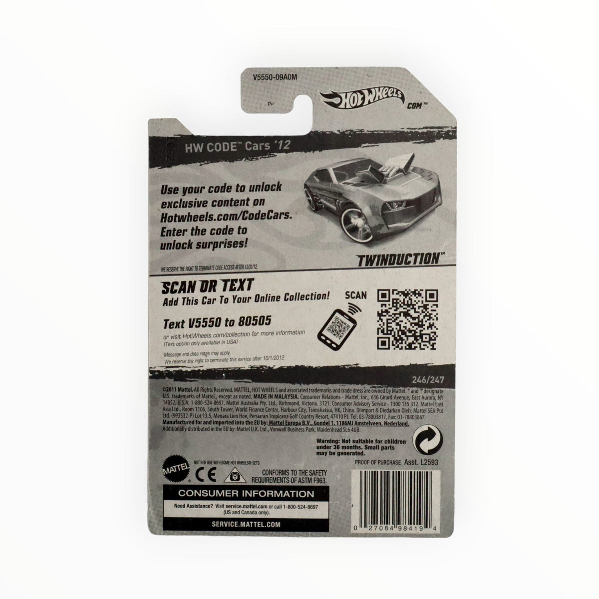 Hot Wheels Twinduction - Mainline (2012) 246/247